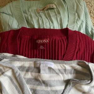 Lot of 3 sweaters!